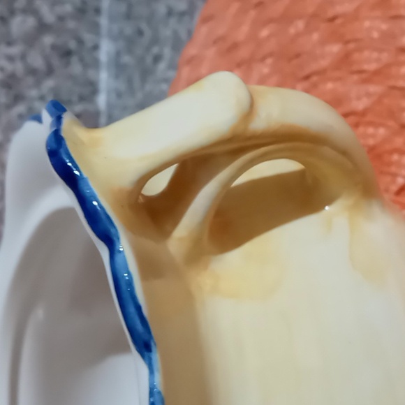 VINTAGE CERAMIC POTTERY SOUP BOWL - Picture 10 of 13